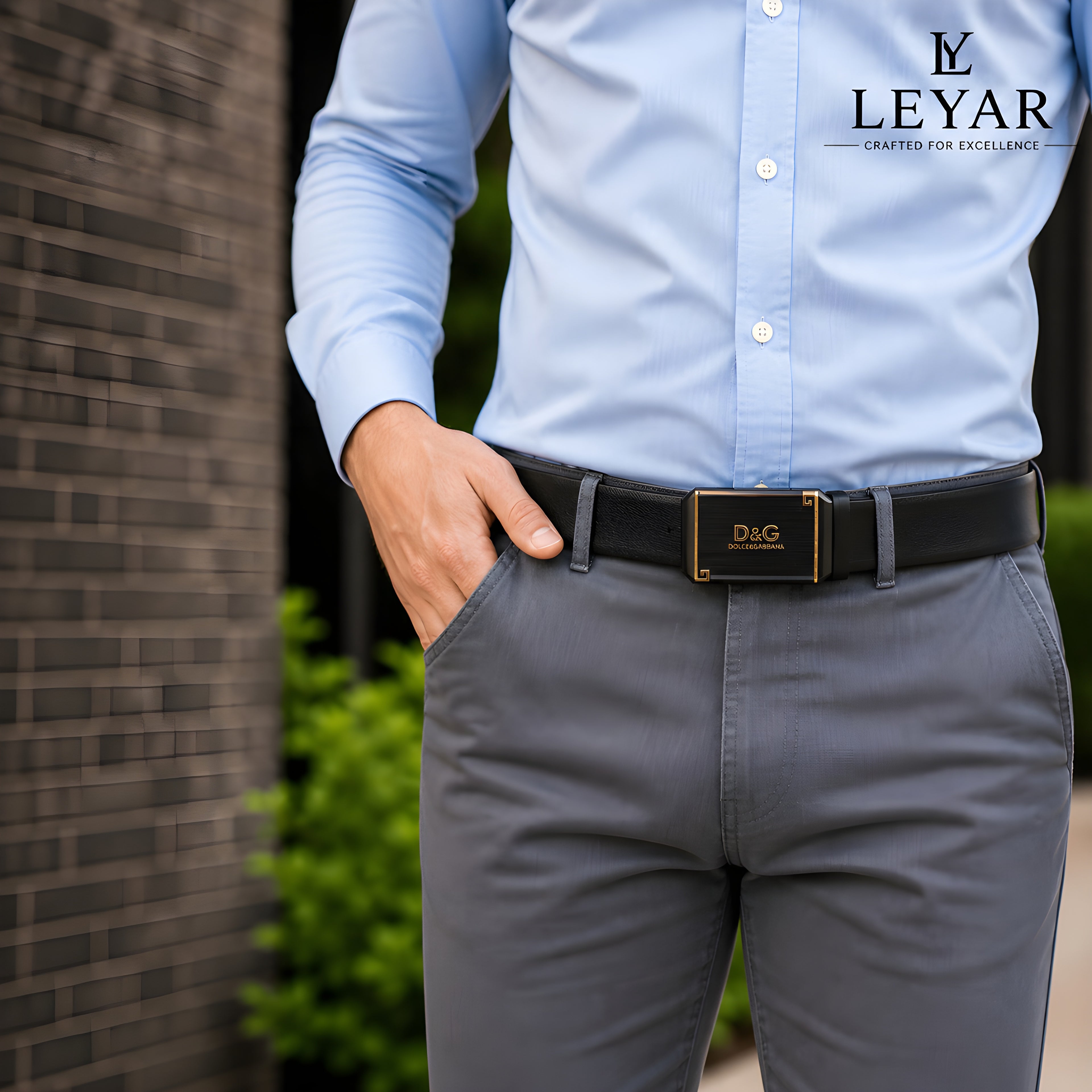 LEYAR Premium Automatic Lock Belt – Adjustable Ratchet Buckle