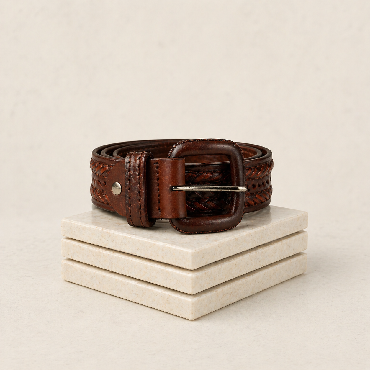 LEYAR Premium Genuine Leather Belt for Men | Durable Metal Buckle | Everyday Wear