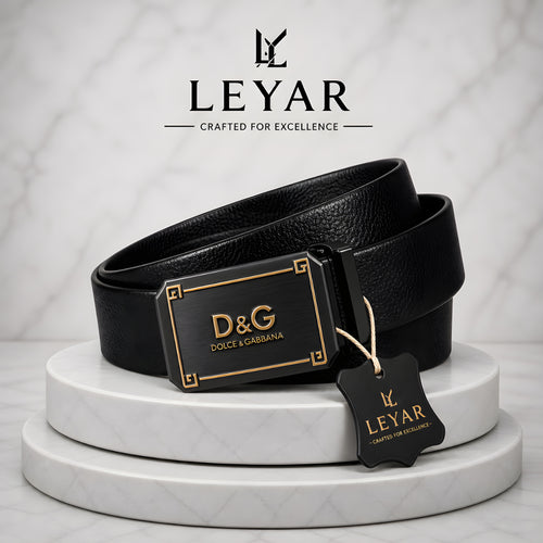 LEYAR Premium Automatic Lock Belt – Adjustable Ratchet Buckle